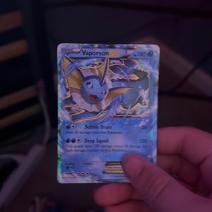 vaporeon ex pokémon card holo rare